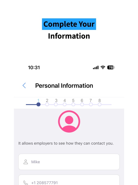 ResuME Maker - CV Jobs Builder screenshot 7