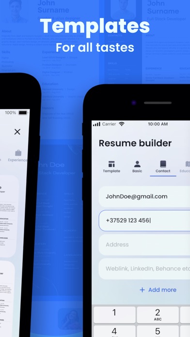 Resume Maker: PDF CV Builder screenshot 3