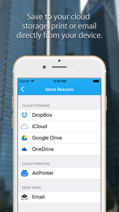 Resume Maker Professional screenshot 1