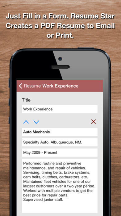 Resume Star: Pro CV Maker screenshot 2