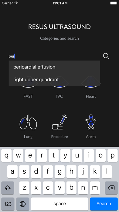 RESUS Ultrasound screenshot 2
