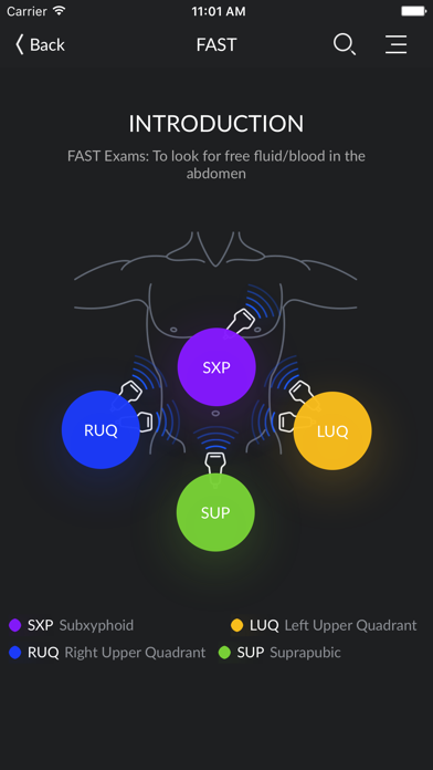 RESUS Ultrasound screenshot 1