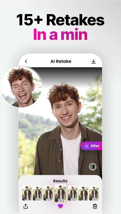 Retake AI Face & Selfie Editor screenshot 2