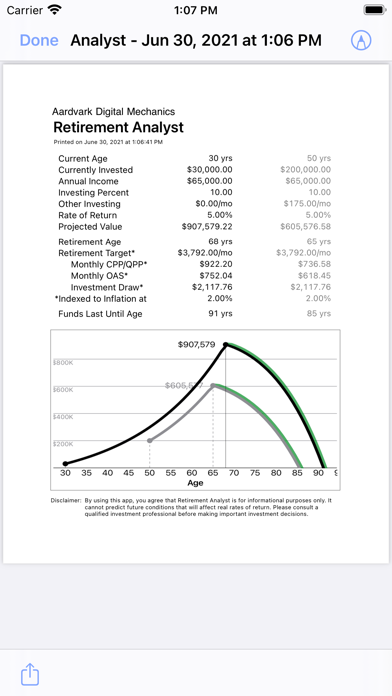 Retirement Analyst screenshot 3