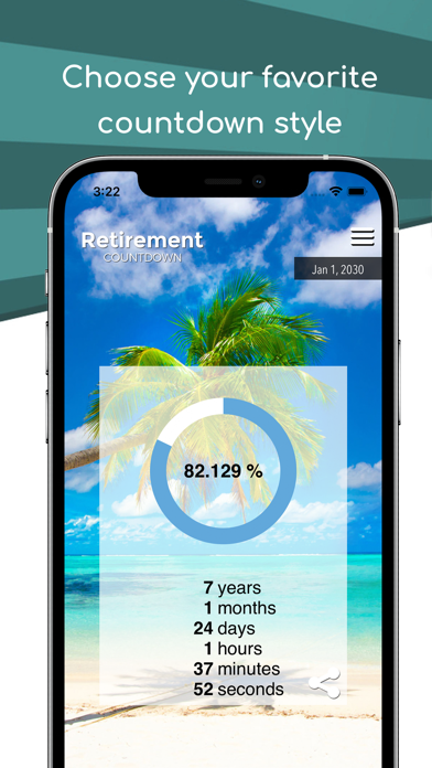 Retirement Countdown App screenshot 1