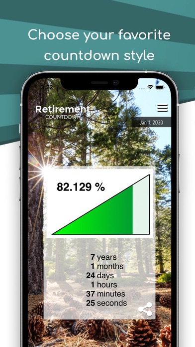 Retirement Countdown App screenshot 2