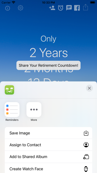 Retirement Countdown · screenshot 1