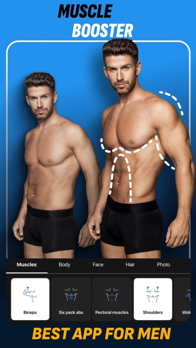 Retouch Men: Body Tune Editor screenshot 8