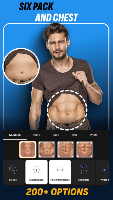 Retouch Men: Body Tune Editor screenshot 9