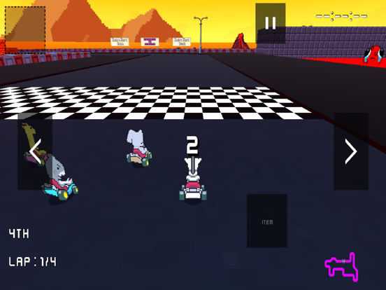 Retro Kart Rush screenshot 3