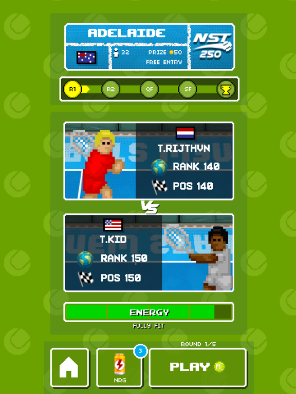 Retro Slam Tennis screenshot 2