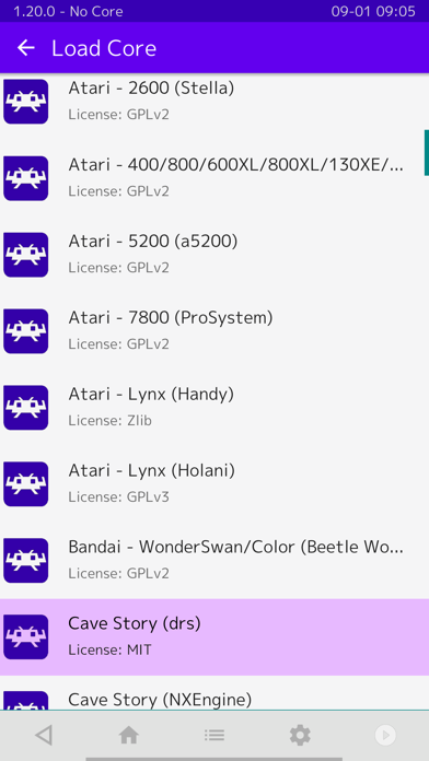 RetroArch screenshot 4