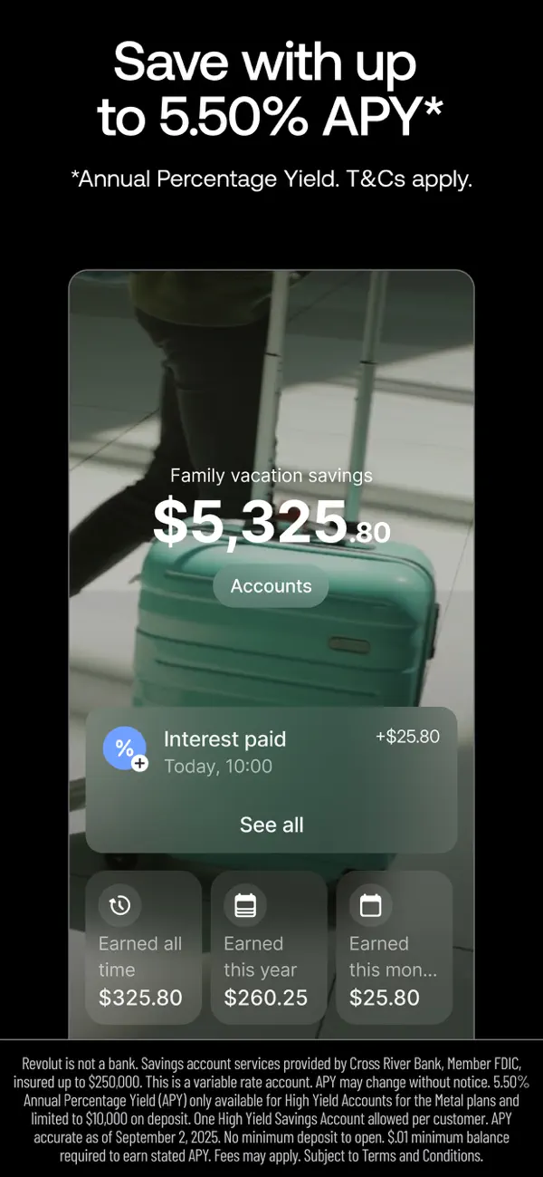 Revolut: Send, spend and save screenshot 5