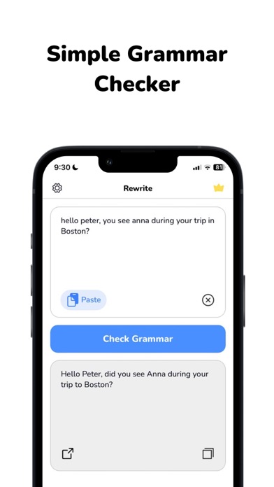 Rewrite: Sentence Corrector screenshot 5