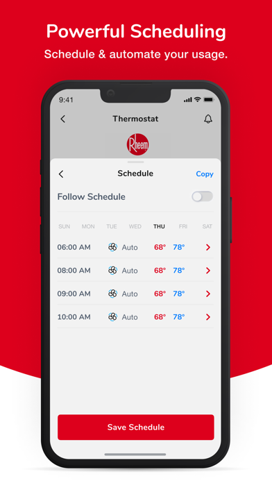 Rheem EcoNet screenshot 5