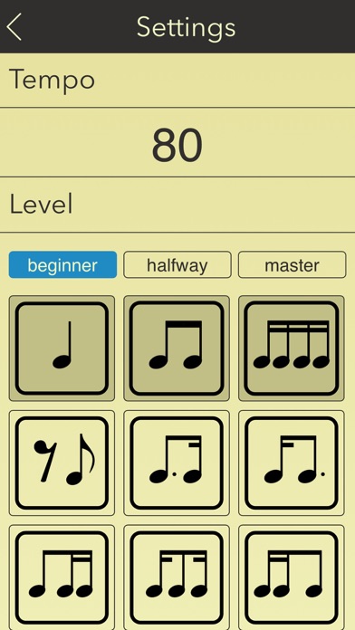 Rhythm Pro: tempo trainer. screenshot 2