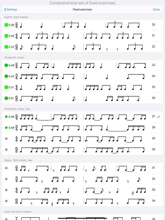 Rhythm Sight Reading Trainer screenshot 7