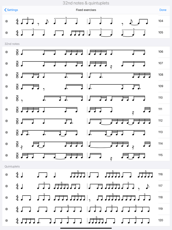 Rhythm Sight Reading Trainer screenshot 6