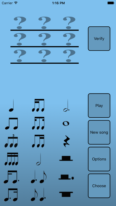 Rhythmic dictation trainer screenshot 4