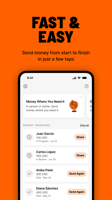 Ria Money Transfer screenshot 5