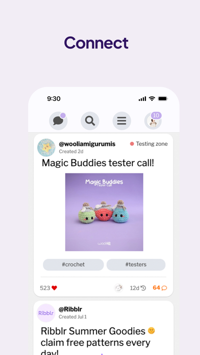 Ribblr - Crochet & Knitting screenshot 2