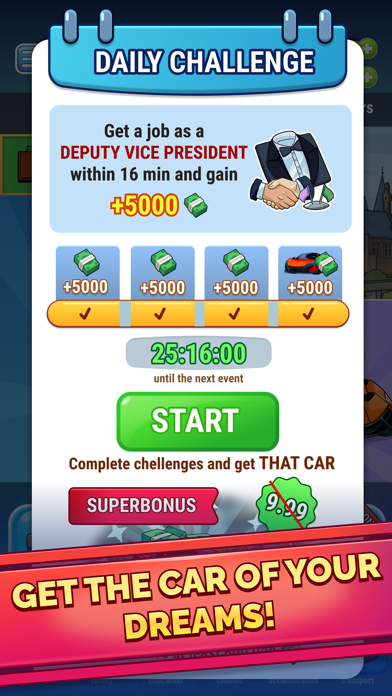 Rich Inc. Idle Life Sim Empire screenshot 1