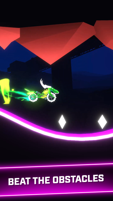 Rider Worlds - Neon Bike Races screenshot 1