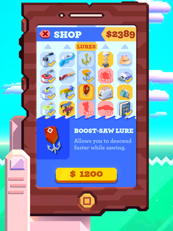 Ridiculous Fishing EX screenshot 1