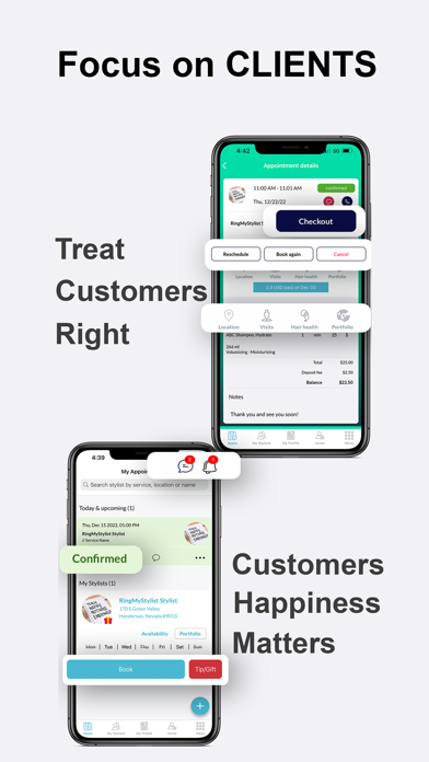 Ring My Stylist: Booking App screenshot 2
