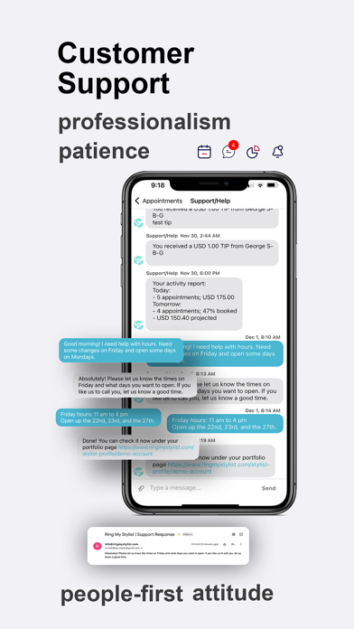 Ring My Stylist: Booking App screenshot 1