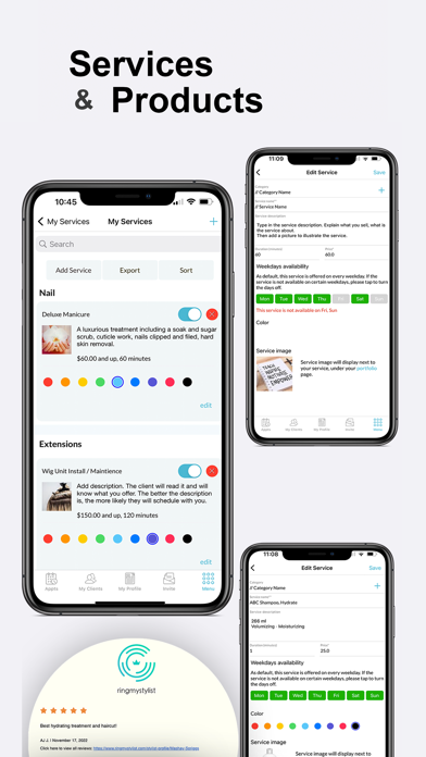 Ring My Stylist: Booking App screenshot 4