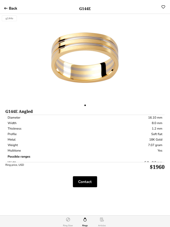 Ring Sizer by Jason Withers © screenshot 2