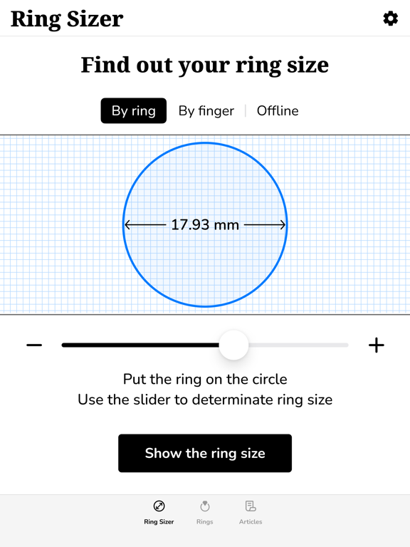 Ring Sizer by Jason Withers © screenshot 9