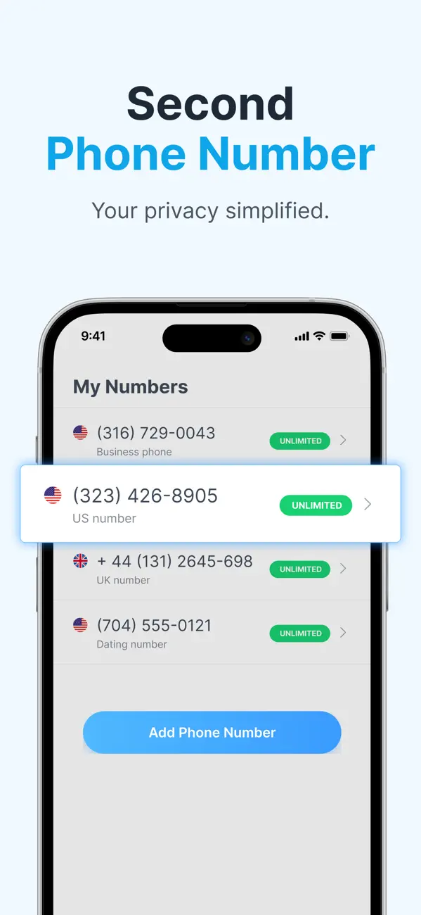 Ring4: Second Phone Number screenshot 5