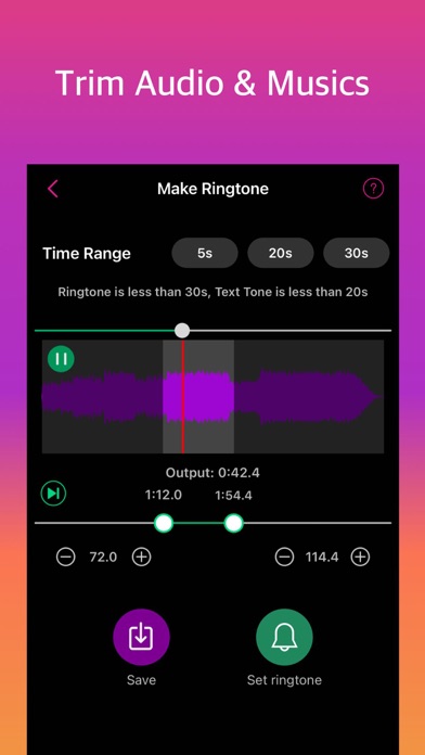 Ringtone Maker - extract audio screenshot 4