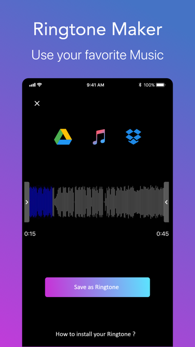 Ringtones Maker for iPhone ‣ screenshot 2