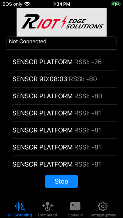 Riot Edge Sensor App screenshot 3