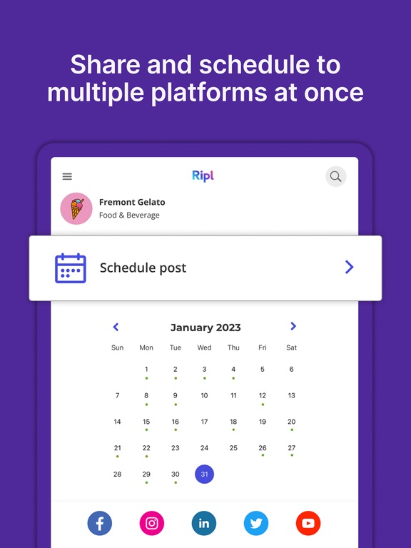 Ripl: Social Media Marketing screenshot 3