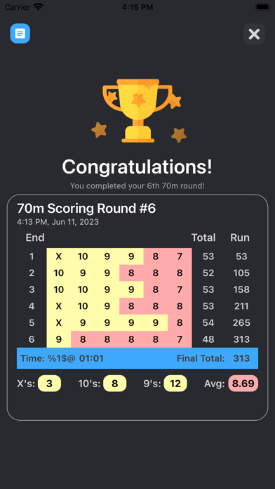 Rise - Archery Scoring Tracker screenshot 2