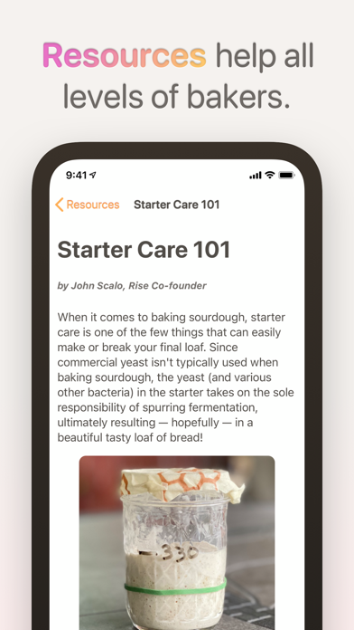 Rise: Baking & Bread Recipes screenshot 1