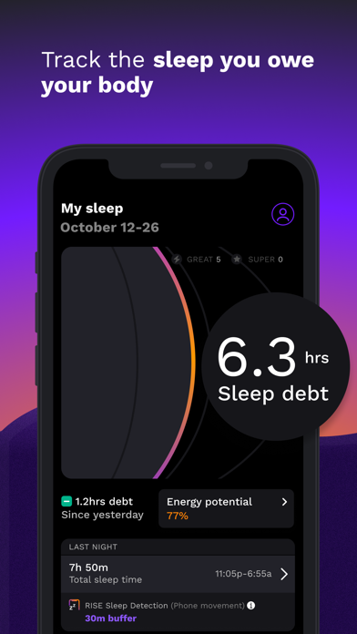 RISE: Sleep Tracker screenshot 7