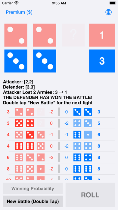 Risk Dice Roller + Probability screenshot 3