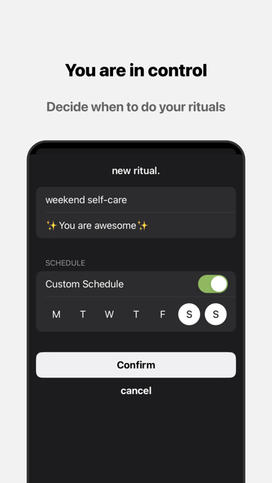 Rituals - Routines and Lists screenshot 2