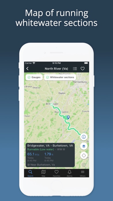 RiverApp - River levels screenshot 1