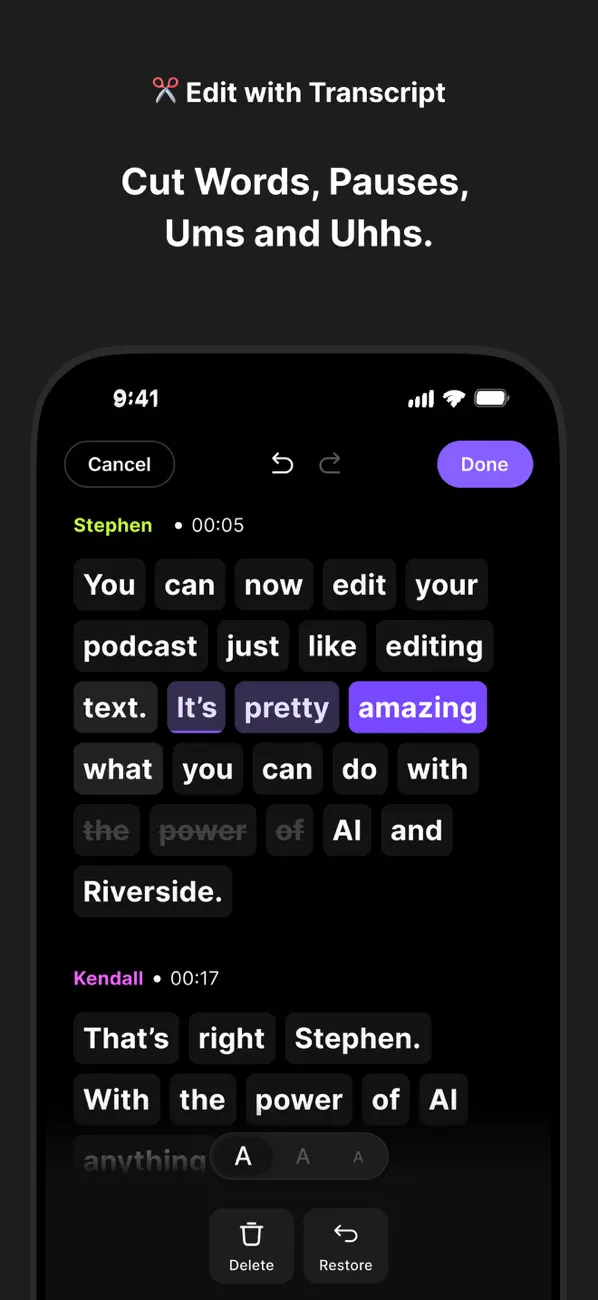 Riverside Podcast Video Studio screenshot 2