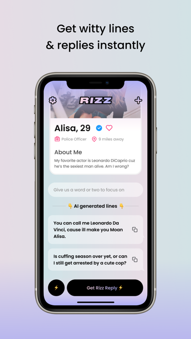 RIZZ screenshot 1