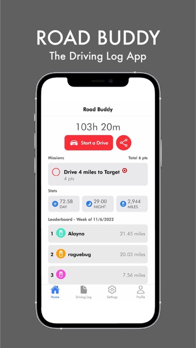 Road Buddy - Driving Log screenshot 9