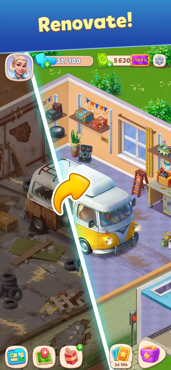 Road Trip: Merge Family Games! screenshot 6