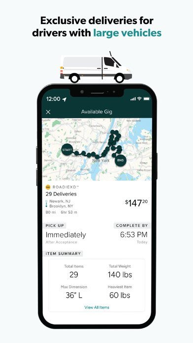 Roadie Driver screenshot 2