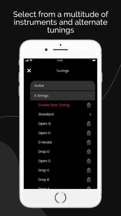 Roadie Tuner - Guitar Tuner screenshot 1